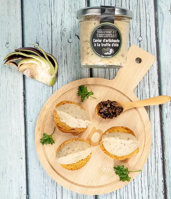 Caviar d’artichauts à la truffe d’été