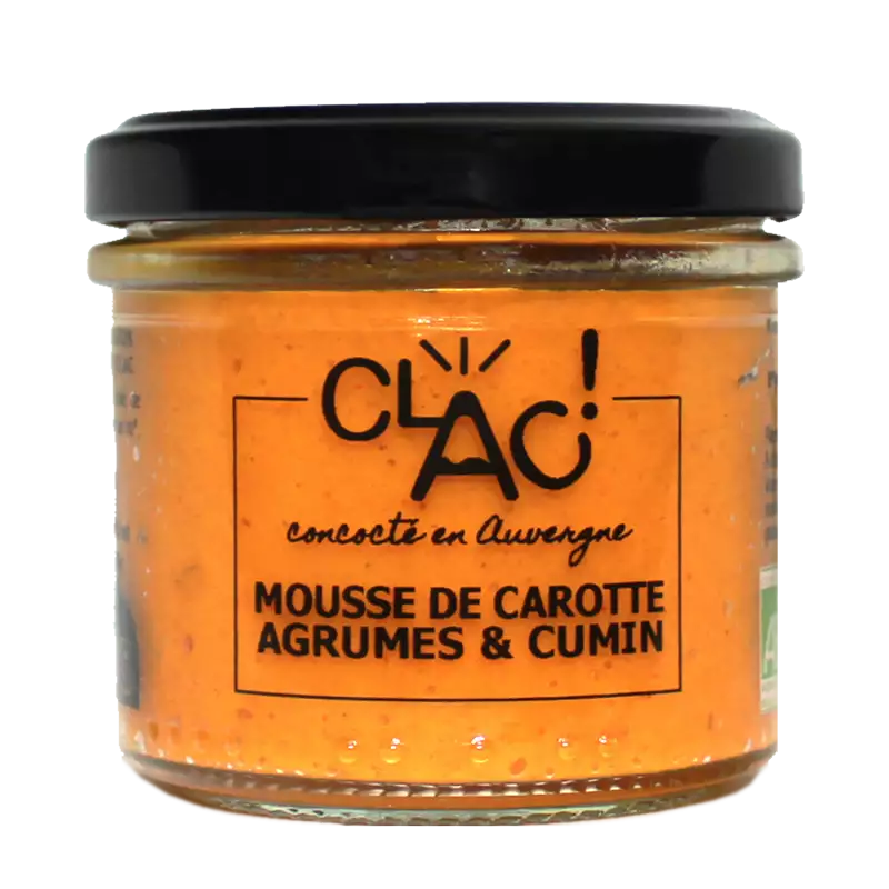 Mousse de Carotte, agrumes et cumin