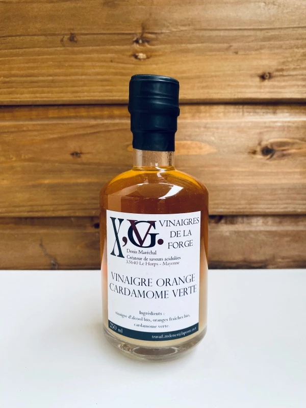 Vinaigre Orangne Cardamone Verte