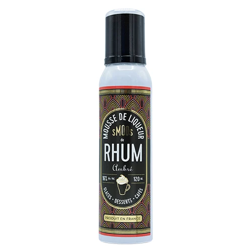 Mousse de liqueur au Rhum 120ml