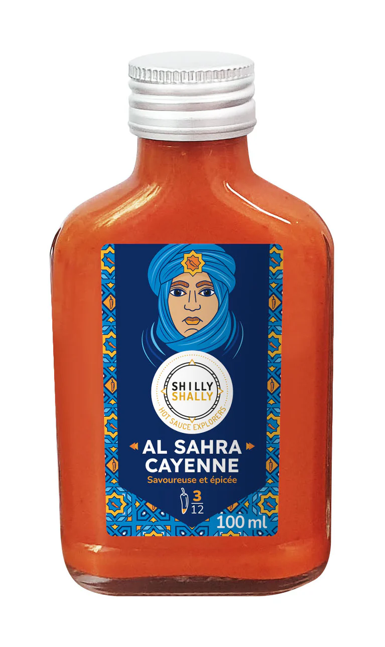 Sauce pimentée Al-Ṣahrā’ Cayenne - Force 3/12 - 100 ml