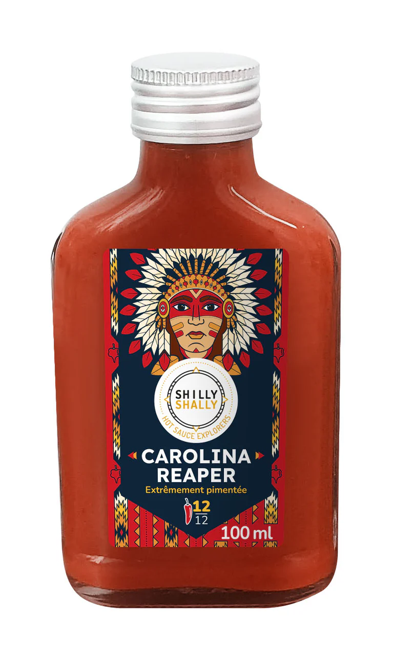 Sauce pimentée Carolina Reaper - Force 12/12 - 100 ml