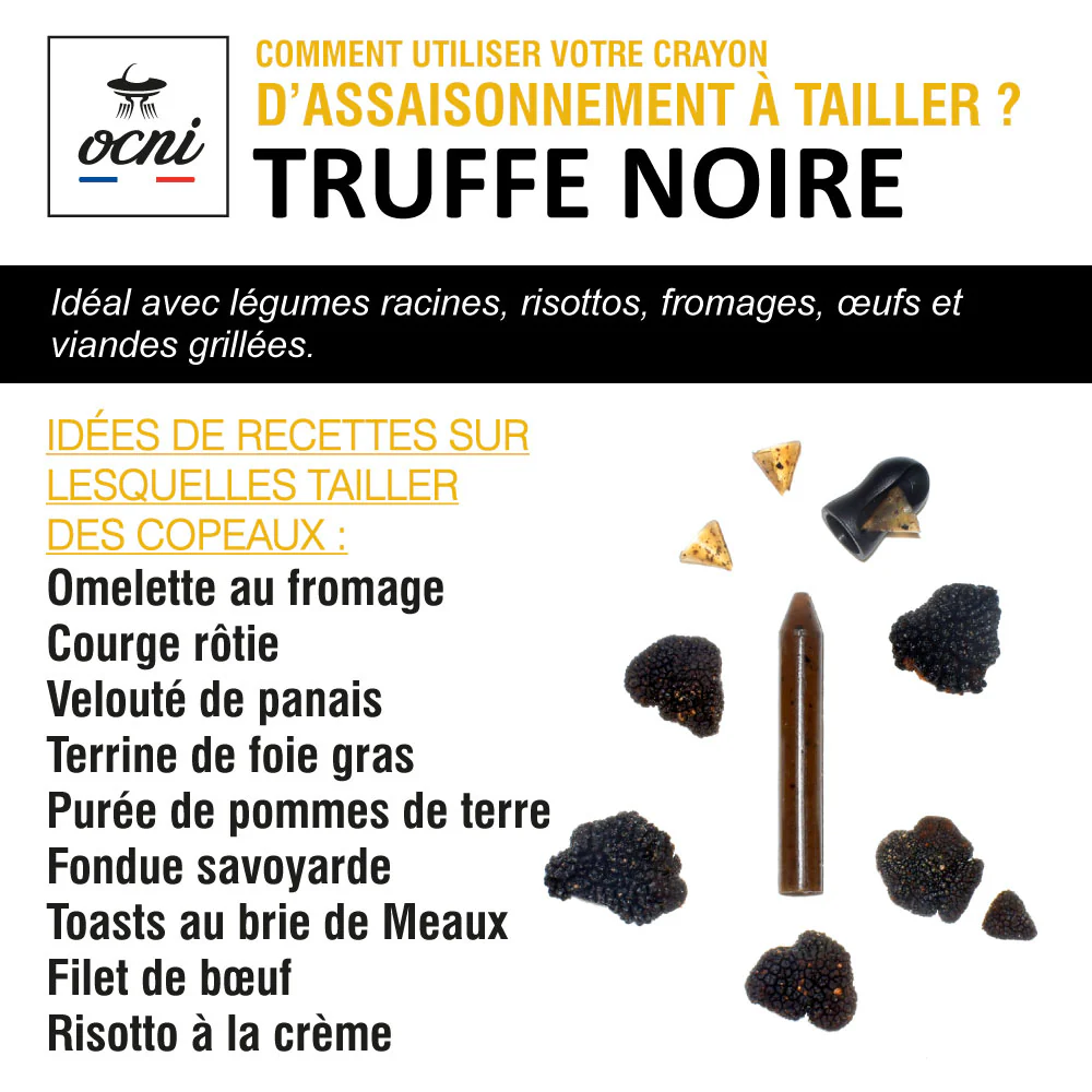Crayon Bio d'assaisonnement à la Truffe noire