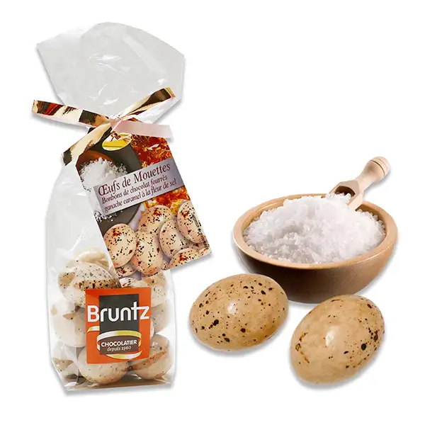 Œufs de Mouette ganache caramel fleur de sel