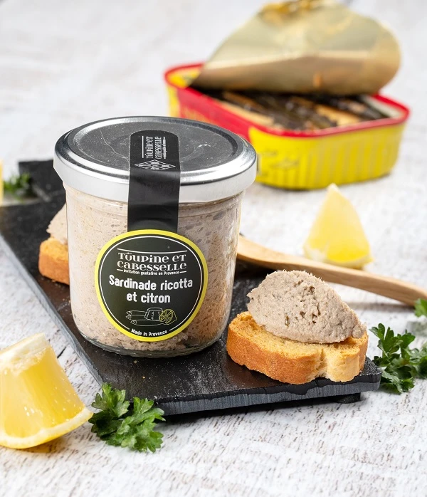 Sardinade ricotta et citron