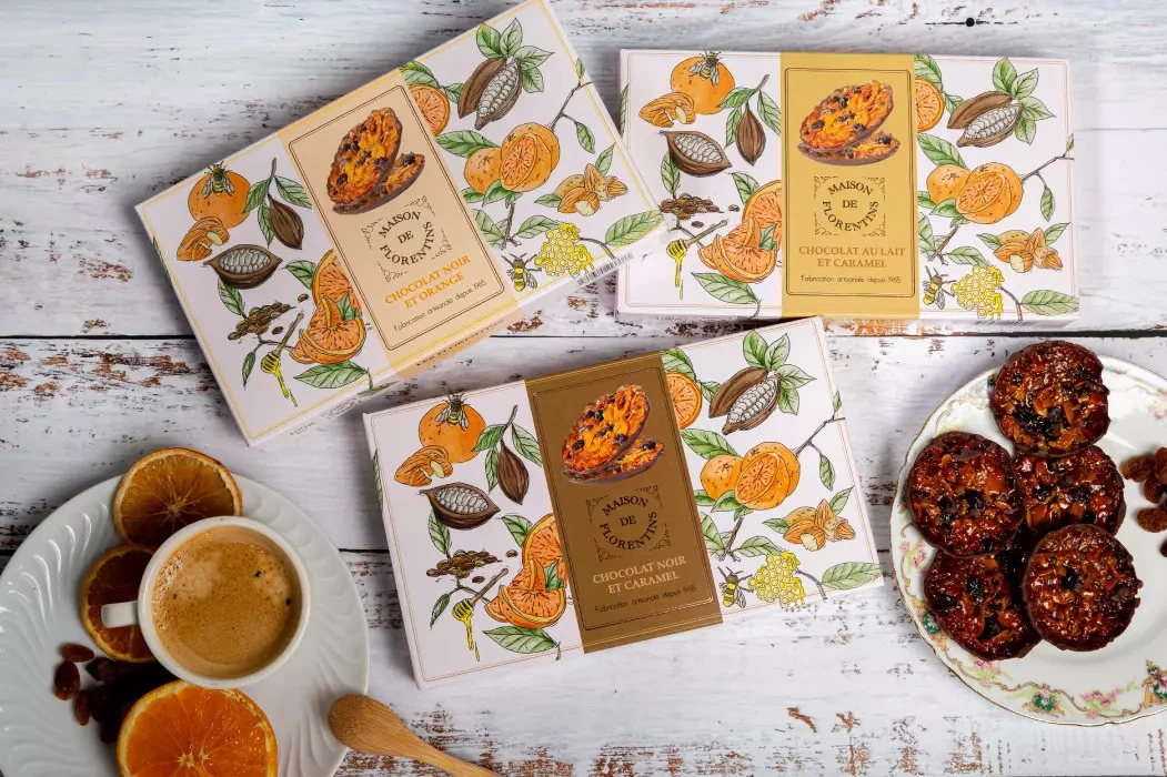 Florentins Chocolat Noir - Orange