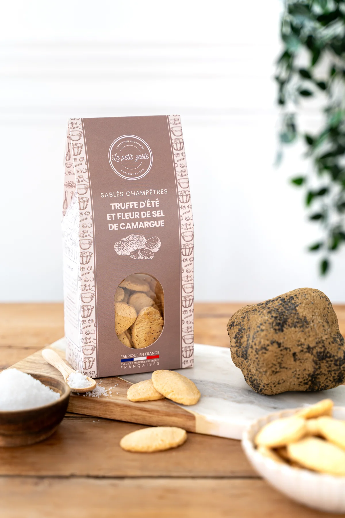 Sablés Truffe d'été et Fleur de sel de Camargues