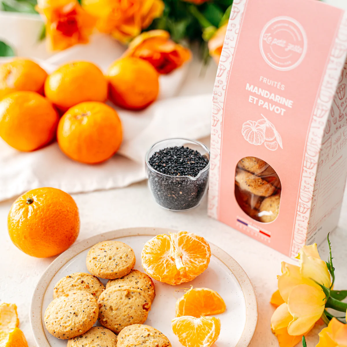 Sablés Mandarine et Pavot