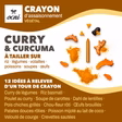 Crayon Bio d'assaisonnement Curry & Curcuma